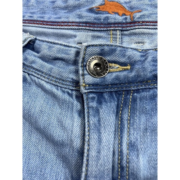 Tommy Bahama Mens Relaxed Fit Jeans Light Wash 34 x 32(Fits34x31) Tencel blend - Picture 8 of 15